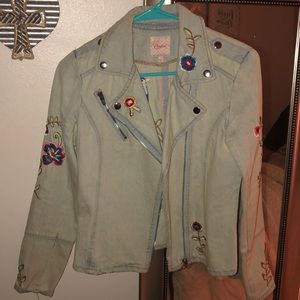 Candies light jean jacket.